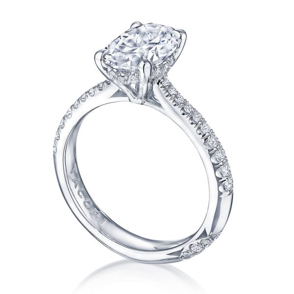 Oval Solitaire Engagement Ring - Image 3