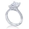 Emerald Solitaire Engagement Ring - Image 3