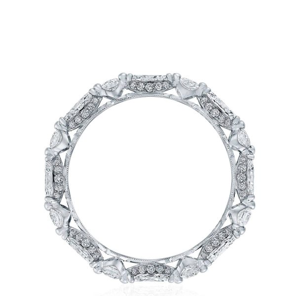 Marquise and Round Diamond Eternity Band - Image 2