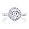 Round Bloom Engagement Ring
