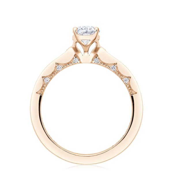 Oval Solitaire Engagement Ring - Image 2