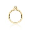 Oval Solitaire Engagement Ring - Image 2