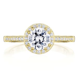 Round Bloom Engagement Ring