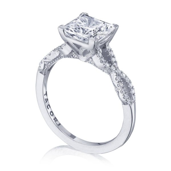 Princess Solitaire Engagement Ring - Image 2