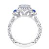 Emerald 3-Stone Engagement Ring - Image 2