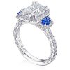 Emerald 3-Stone Engagement Ring - Image 3