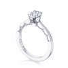 Oval Solitaire Engagement Ring - Image 3