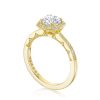 Round Bloom Engagement Ring - Image 3