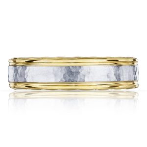 Two-Tone Finish Wedding Band