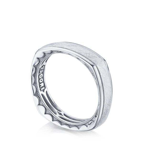 Brush Finish Wedding Band - Image 3
