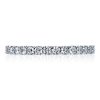 French Pavé Diamond Wedding Band