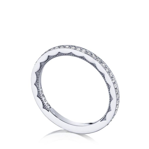 Pavé Diamond Wedding Band - 1.5mm - Image 2