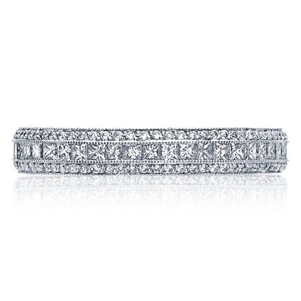 Channel Set Wedding Band