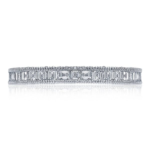 Channel Set Wedding Band