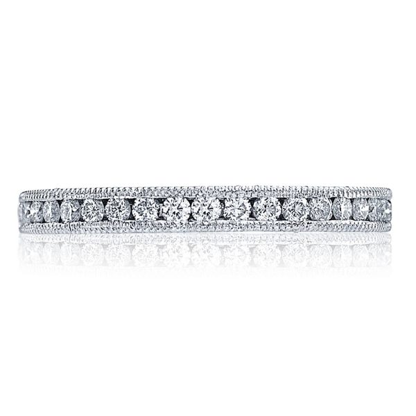 Channel Set Wedding Band