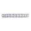 French Pavé Diamond Wedding Band - 2.5mm