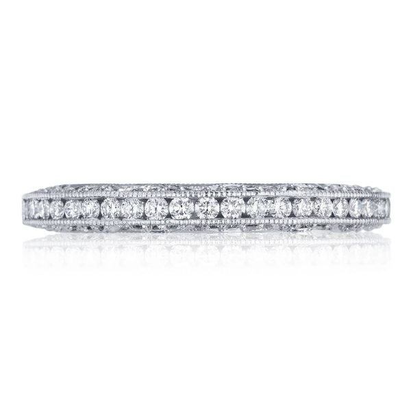 Channel Set Wedding Band