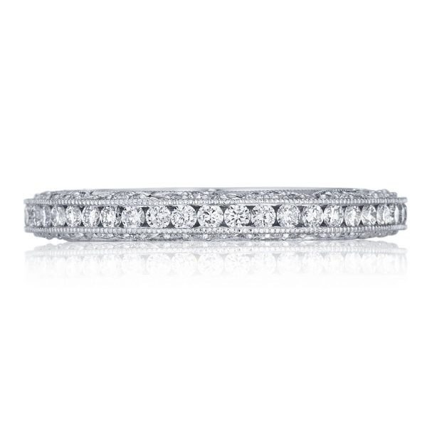 Channel Set Wedding Band