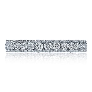 Channel Set Wedding Band