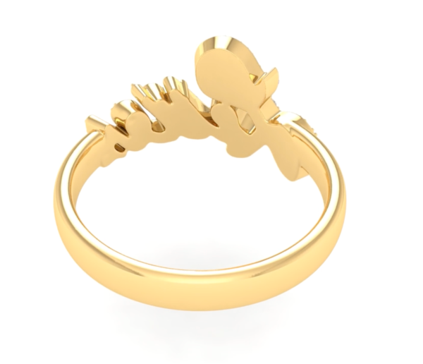 Gold Diamonds & Rubies "Lettes" Ring - Image 3