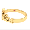 Gold Ruby "Lettes" Ring - Image 3