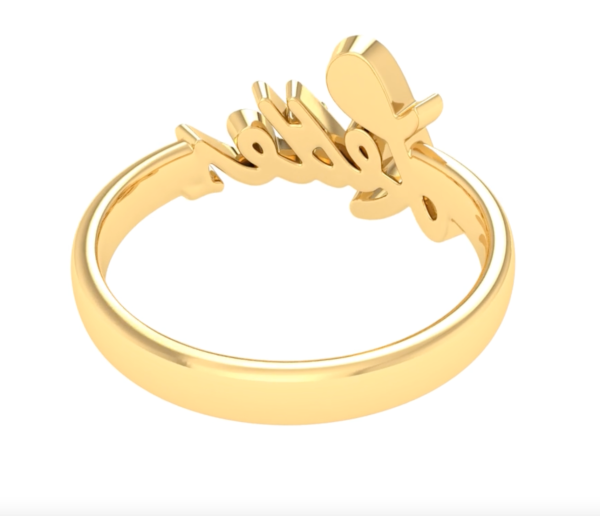 Gold Ruby "Lettes" Ring - Image 4