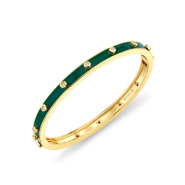Chroma Extruded Bezel Bangle