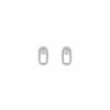 Pave Singleton Studs