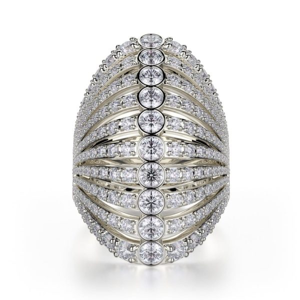 Diamond Fan Ring