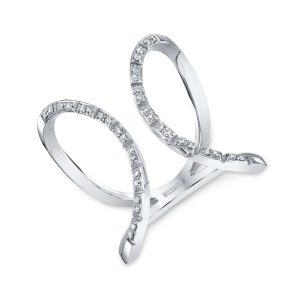 Double Open Circle Eternity Ring