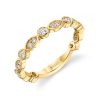 Marquise and Circle Pavé Diamond Band - Image 3