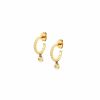 Foundation Bezel Huggie Hoops - Image 2