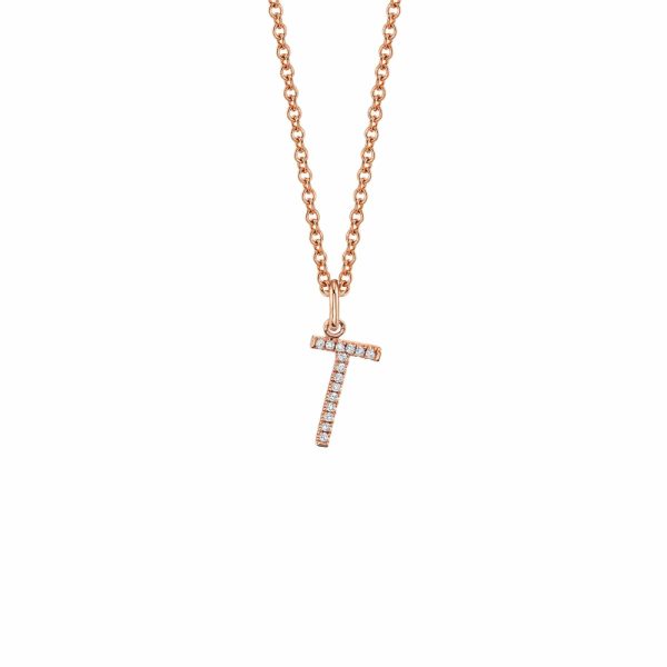 Diamond Initial Pendant - Image 2