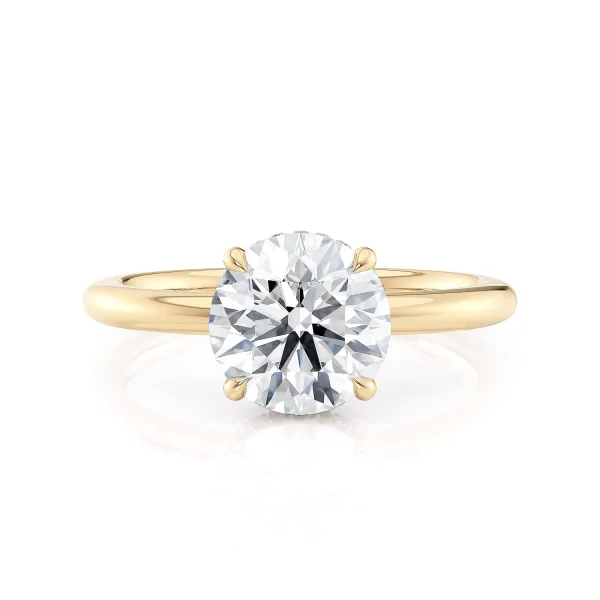Crown R750-2 Round-Cut Diamond Solitaire - Image 2