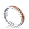 Two-Tone Finish Wedding Band - Image 3