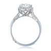 Round with Cushion Bloom Engagement Ring - Image 2