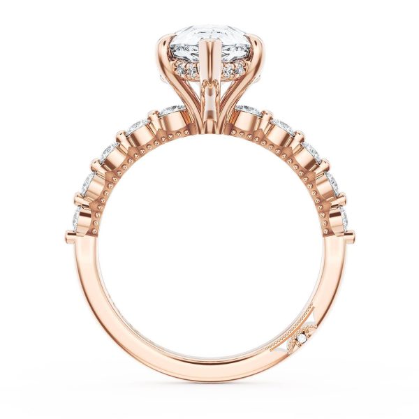 Pear Solitaire Engagement Ring - Image 2