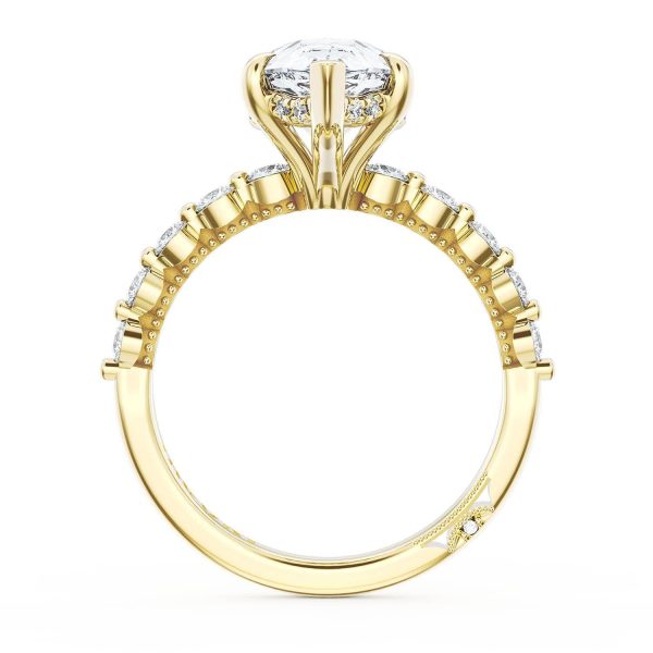 Pear Solitaire Engagement Ring - Image 2