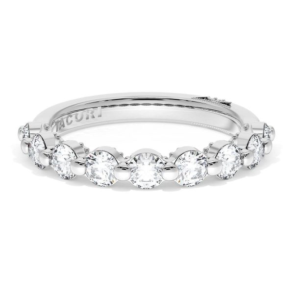 Round Diamond Wedding Band, 3.40mm