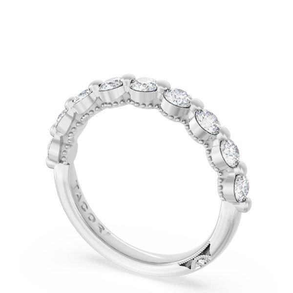 Round Diamond Wedding Band, 3.40mm - Image 3