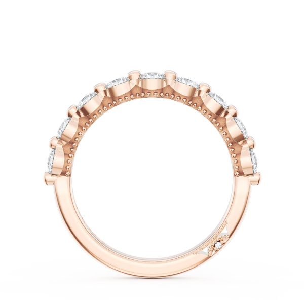 Round Diamond Wedding Band, 3.40mm - Image 2