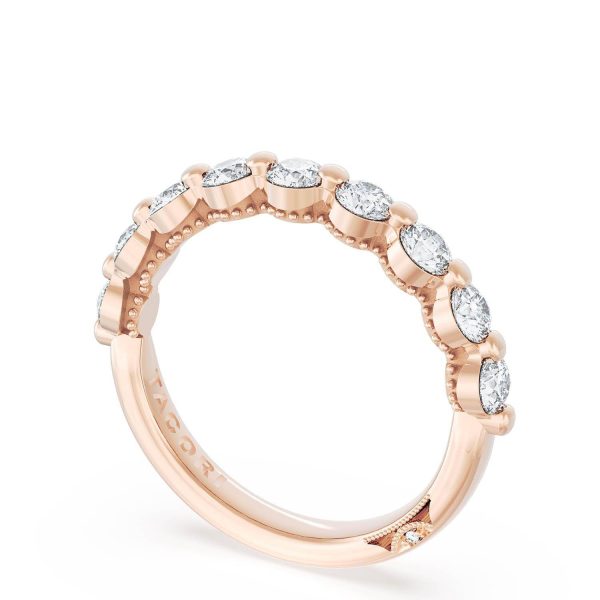 Round Diamond Wedding Band, 3.40mm - Image 3