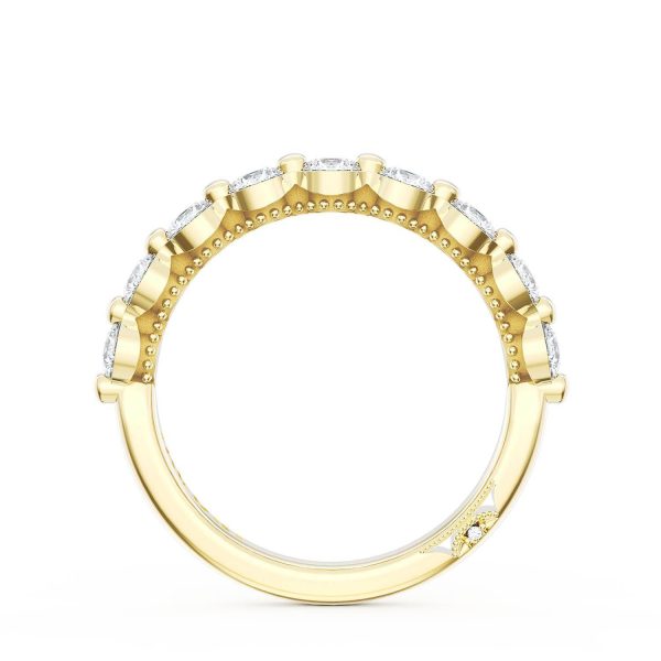 Round Diamond Wedding Band, 3.40mm - Image 2