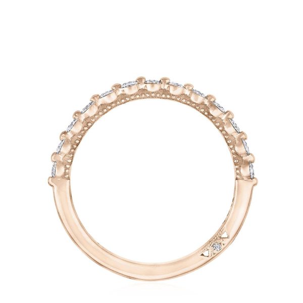 Round Diamond Wedding Band, 2mm - Image 2