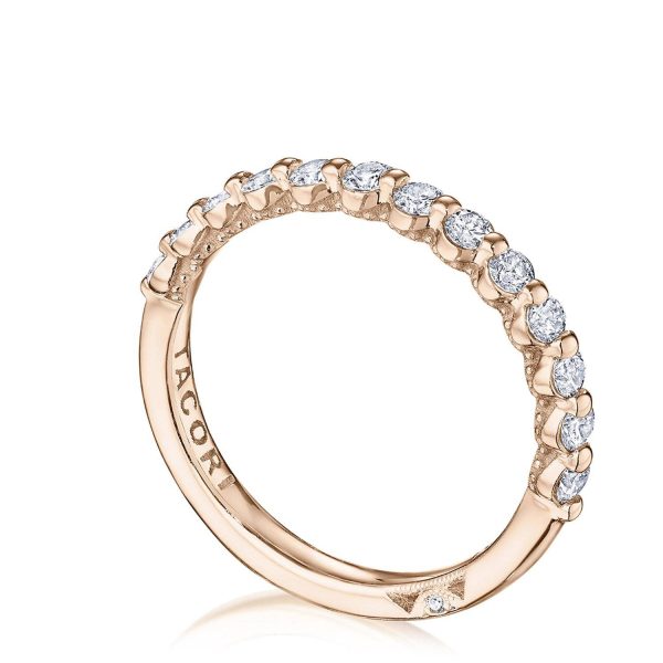 Round Diamond Wedding Band, 2mm - Image 3