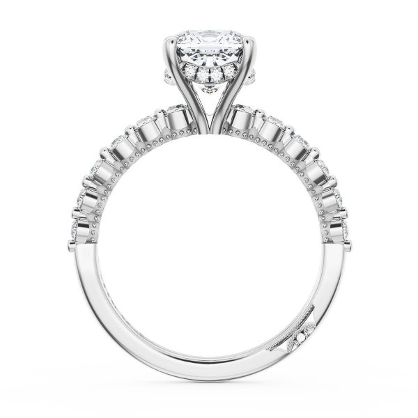 Cushion Solitaire Engagement Ring - Image 2