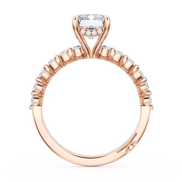 Emerald Solitaire Engagement Ring - Image 2