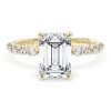Emerald Solitaire Engagement Ring
