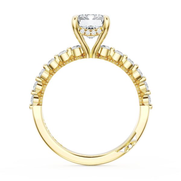 Emerald Solitaire Engagement Ring - Image 2
