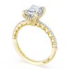 Emerald Solitaire Engagement Ring - Image 3